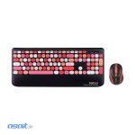 ست موس و کیبورد بی سیم هترون مدل HKCW350