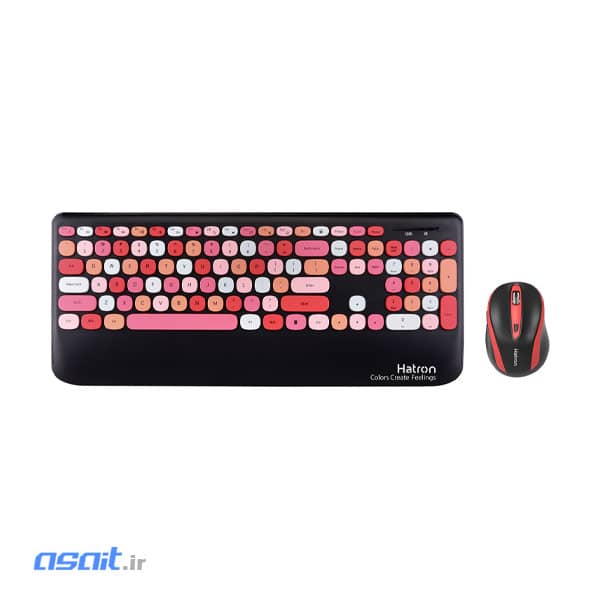 ست موس و کیبورد بی سیم هترون مدل HKCW350 ست موس و کیبورد بی سیم هترون مدل HKCW350